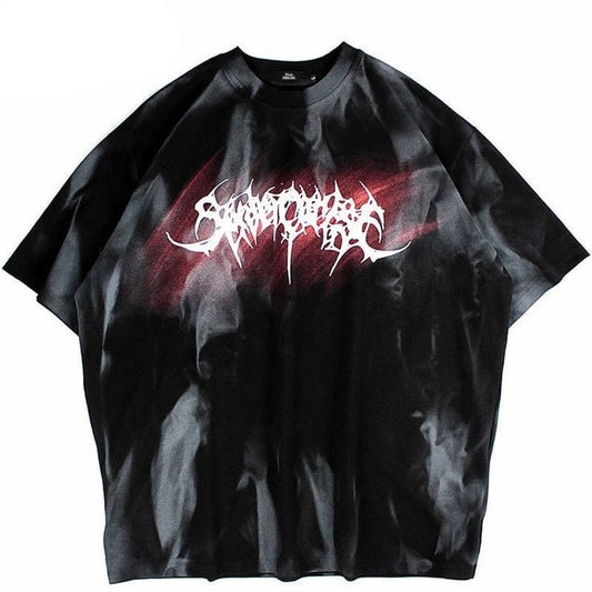Inferno Mist Graphic Tee – Smoke & Flame Edition