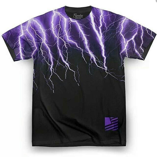 Violet Voltage Thunderstrike Tee – Purple/Black